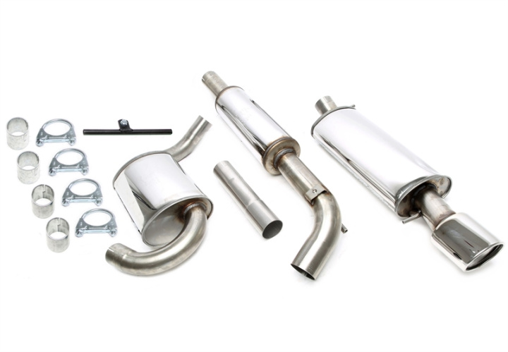 VW Corrado 53I 1991-1995 Rostfritt Sportavgassystem Catback TA Technix i gruppen Välj bilmodell / VW / Corrado / Tuning hos DDESIGN Scandinavia AB (02VW015-25)