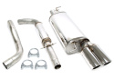Volkswagen Golf IV 1J 1997-2005 Rostfritt Sportavgassystem Catback TA Technix