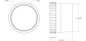 Triple Bladad Boll Ventilation 63mm (2.5\'\')
