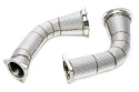 Audi A4 RS4 & A5 RS5 Typ B9 Downpipes (Utan Katalysator) Med Värmeskydd TA Technix