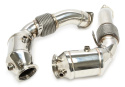 BMW F07/F10/F11 / F12,F13,F14 / F01/F02/F03 / X5 E70 / X6 E71 N63-Motor 2008-2012 Downpipe Utan Katalysator TA Technix