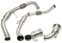 Porsche Panamera 4/4S 2.9T Med OPF/GPF Typ 971 2019+ Downpipe & Tailpipe Utan Katalysatorer TA Technix