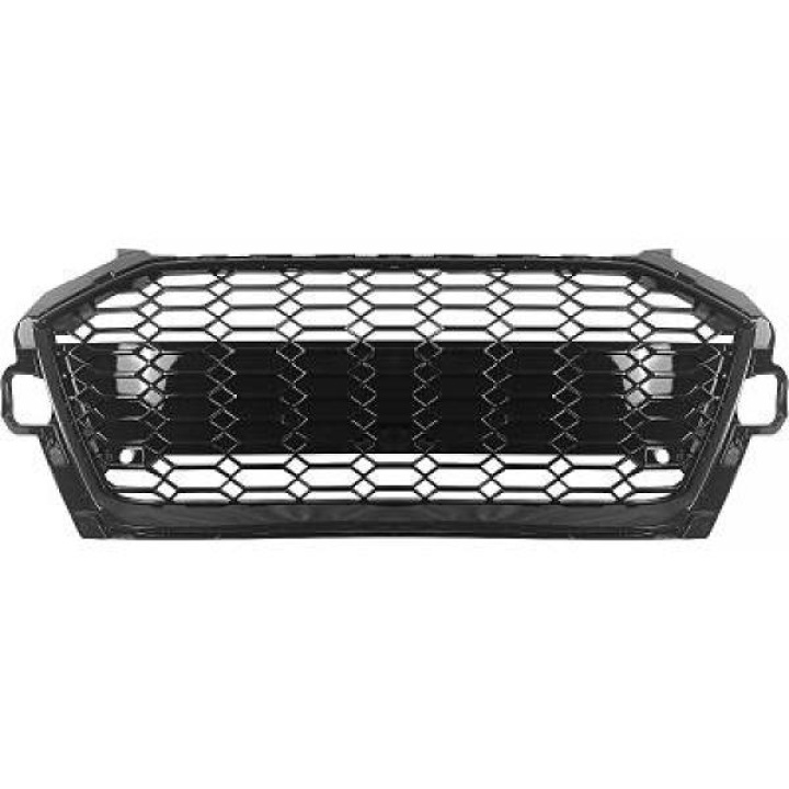 AUDI A4 B9.5 19+ (utan Kamera) Honeycomb Svart Sportgrill RS-Look DIEDERICHS i gruppen Välj bilmodell / Audi / A4 - S4 - RS4 (B9) 2015+ / Styling hos DDESIGN Scandinavia AB (1020740)