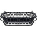 AUDI A4 B9.5 19+ (utan Kamera) Honeycomb Krom/Svart Sportgrill RS-Look DIEDERICHS