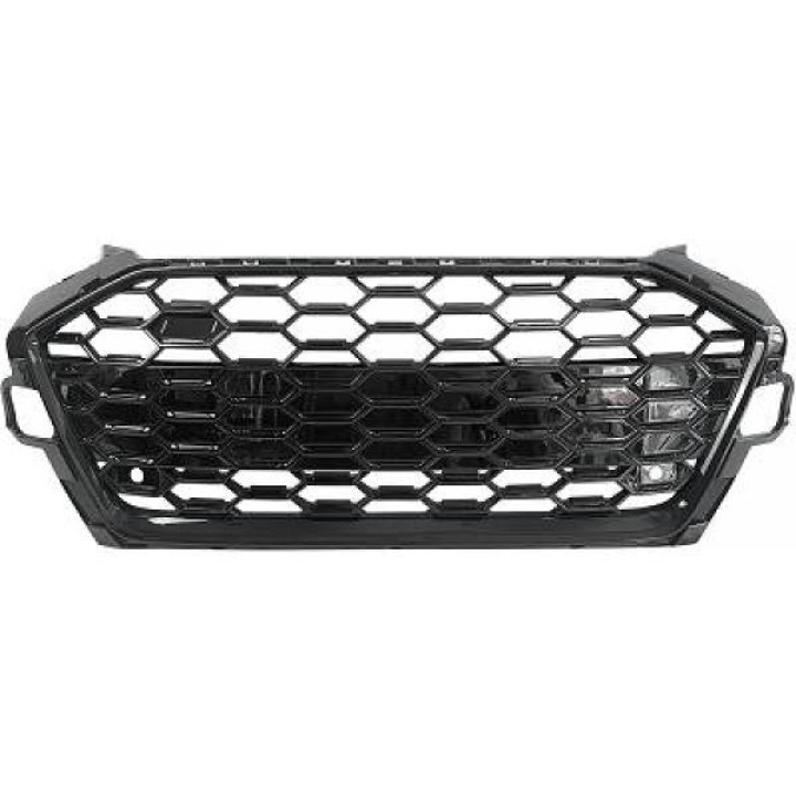 AUDI A4 B9.5 19+ (utan Kamera) Svart Sportgrill Sport-Look DIEDERICHS i gruppen Välj bilmodell / Audi / A4 - S4 - RS4 (B9) 2015+ / Styling hos DDESIGN Scandinavia AB (1020742)