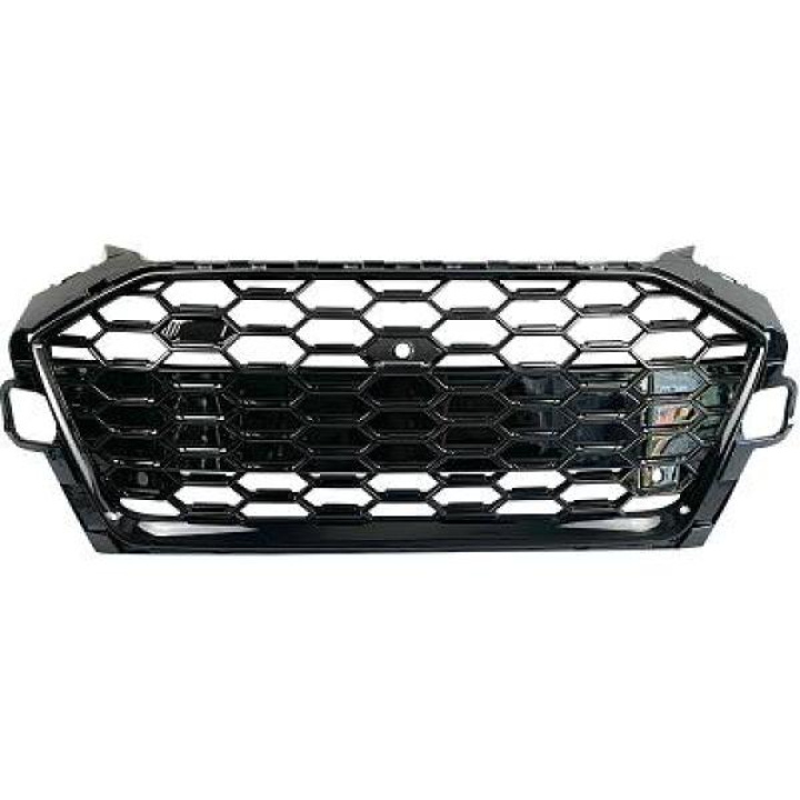 AUDI A4 B9.5 19+ (med Kamera) Svart Sportgrill Sport-Look DIEDERICHS i gruppen Välj bilmodell / Audi / A4 - S4 - RS4 (B9) 2015+ / Styling hos DDESIGN Scandinavia AB (1020842)