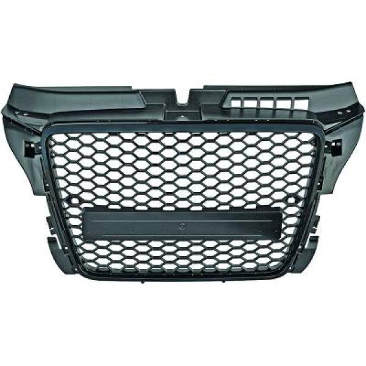 AUDI A3 8P 08-12 Honeycomb Svart Sportgrill (med PDC) DIEDERICHS i gruppen Välj bilmodell / Audi / A3 - S3 - RS3 (8P) 2003-2013 / Styling / Grill hos DDESIGN Scandinavia AB (1032641)