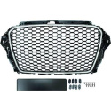 AUDI A3 8V 12-16 Honeycomb Krom/Svart Sportgrill RS-Look DIEDERICHS
