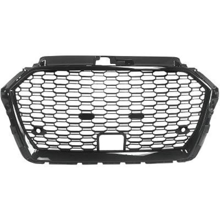 AUDI A3 8V 16-20 Honeycomb Svart Sportgrill RS-Look (med PDC) DIEDERICHS i gruppen Välj bilmodell / Audi / A3 - S3 - RS3 (8V) 2012-2019 / Styling hos DDESIGN Scandinavia AB (1033442)