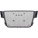 AUDI A5 8T 07-11 Honeycomb Blanksvart Sportgrill RS-Look (med PDC) DIEDERICHS