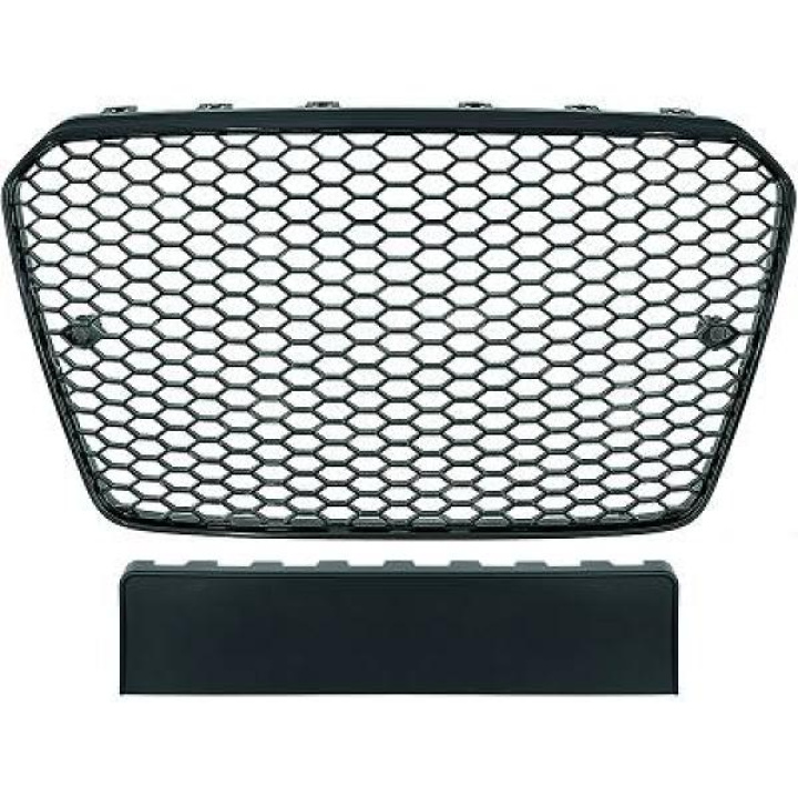 AUDI A5 8T 12-16 (Ej S-Line) Honeycomb Blanksvart Sportgrill RS-Look (utan PDC) DIEDERICHS i gruppen Välj bilmodell / Audi / A5 - S5 - RS5 (8T/8F) 2008-2016 / Styling hos DDESIGN Scandinavia AB (1045340)