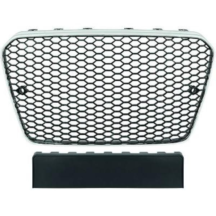 AUDI A5 8T 12-16 (Ej S-line) Honeycomb Krom/Svart Sportgrill RS-Look (med PDC) DIEDERICHS i gruppen Välj bilmodell / Audi / A5 - S5 - RS5 (8T/8F) 2008-2016 / Styling hos DDESIGN Scandinavia AB (1045441)