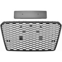 AUDI A7 4G 10-14 Honeycomb Svart Sportgrill RS-Look (med PDC) DIEDERICHS