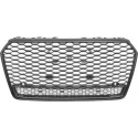 AUDI A7 4G 14-18 Honeycomb Svart Sportgrill RS-Look (med PDC) DIEDERICHS