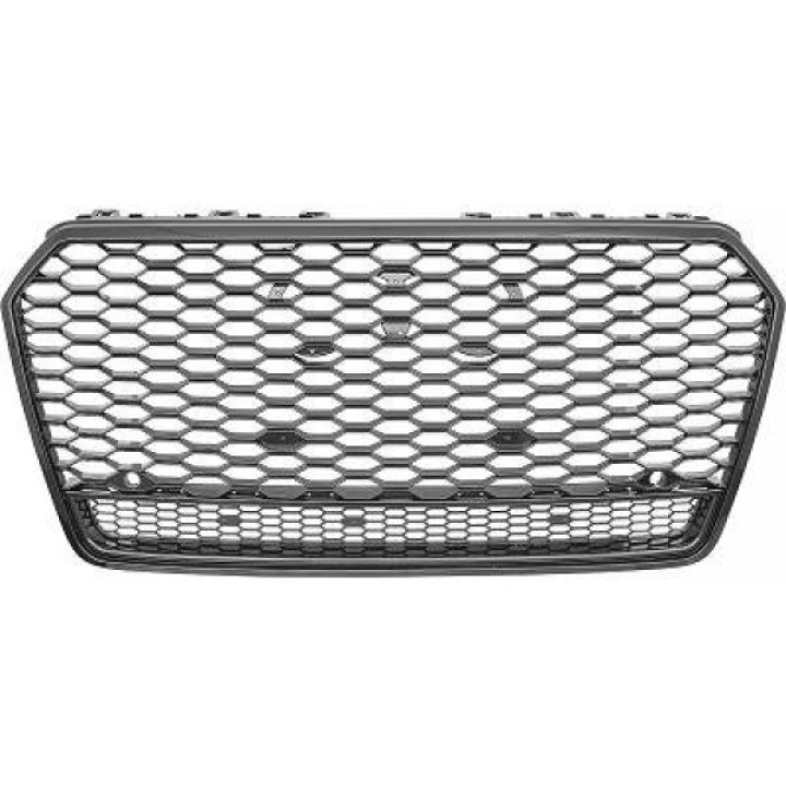 AUDI A7 4G 14-18 Honeycomb Svart Sportgrill RS-Look (med PDC) DIEDERICHS i gruppen Välj bilmodell / Audi / A7 - S7 - RS7 (4G8) 2010-2018 / Styling hos DDESIGN Scandinavia AB (1050340)