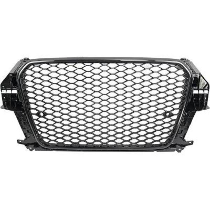 Audi Q3 2011-2018 (Med PDC) RS-Look Blanksvart Sportgrill DIEDERICHS i gruppen Välj bilmodell / Audi / Q3 (8U) 2011-2018 / Styling hos DDESIGN Scandinavia AB (1065240)