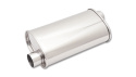 2.5\'\' In/Ut Streetpower Oval Ljuddämpare (Offset-Offset) Vibrant Performance