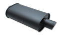 2.25\'\' In / 3\'\' Ut Streetpower Svart Oval Ljuddämpare (Slutburk) Vibrant Performance