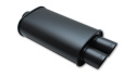 2.5\'\' In / Dubbla 3\'\' Ut Streetpower Svart Oval Ljuddämpare (Slutburk) Vibrant Performance