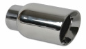 4\'\' Runt Rostfritt Utblås (Vinklat) 2,25\'\' in Vibrant Performance