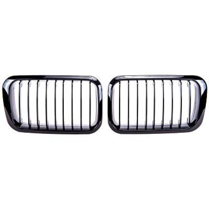 BMW 3-Serie E36 91-96 Enkelribbad Blanksvart Sportgrill Performance-Look DIEDERICHS i gruppen Välj bilmodell / BMW / 3-serie (E36) 1990-2000 / Styling / Grill hos DDESIGN Scandinavia AB (1213440)