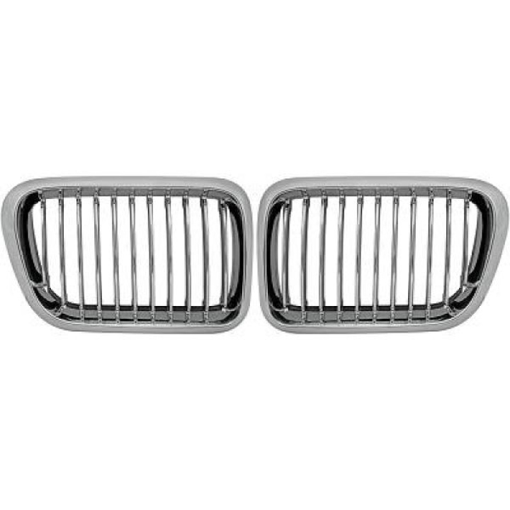 BMW 3-Serie E36 96-99 Enkelribbad Krom Sportgrill DIEDERICHS i gruppen Välj bilmodell / BMW / 3-serie (E36) 1990-2000 / Styling / Grill hos DDESIGN Scandinavia AB (1213540)