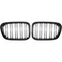 BMW 3-Serie E46 Sedan 98-01 Dubbelribbad Blanksvart Sportgrill Sport-Look DIEDERICHS