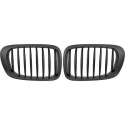 BMW 3-Serie E46 Coupé/Cab 99-02 Enkelribbad Mattsvart Sportgrill DIEDERICHS