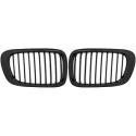 BMW 3-Serie E46 Coupé 99-02 Enkelribbad Blanksvart Sportgrill Performance-Look DIEDERICHS