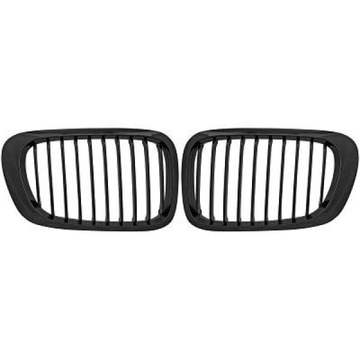 BMW 3-Serie E46 Coupé 99-02 Enkelribbad Blanksvart Sportgrill Performance-Look DIEDERICHS i gruppen Välj bilmodell / BMW / 3-serie (E46) 1998-2005 / Styling / Grill hos DDESIGN Scandinavia AB (1214741)