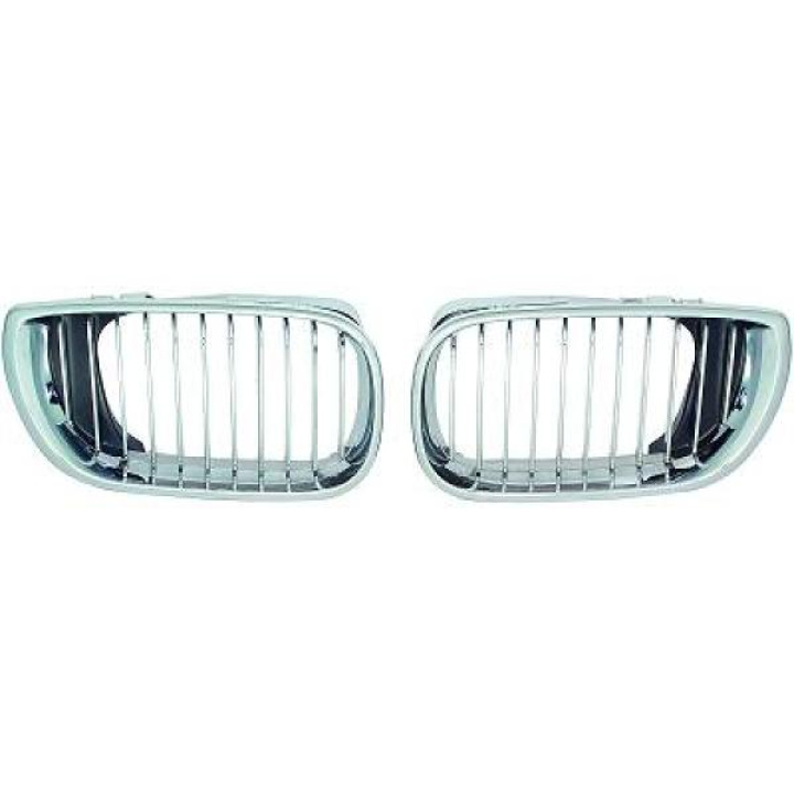 BMW 3-Serie E46 Sedan/Touring 01-05 Krom/Svart Sportgrill DIEDERICHS i gruppen Välj bilmodell / BMW / 3-serie (E46) 1998-2005 / Styling / Grill hos DDESIGN Scandinavia AB (1215141)