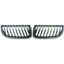 BMW 3-Serie E90/E91 05-08 Krom/Svart Sportgrill / Njurar DIEDERICHS