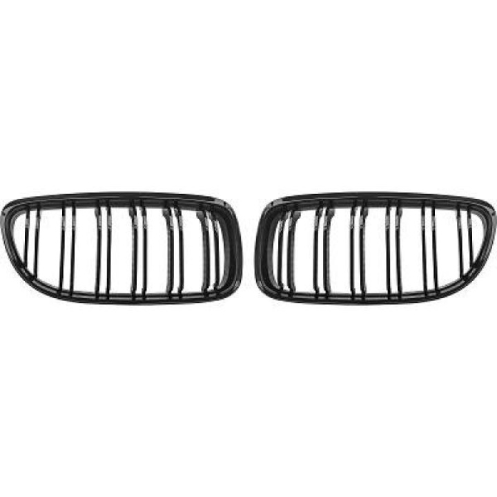 BMW 3-Serie E92/93 10-13 Dubbelribbad Blanksvart Sportgrill / Njurar Performance-Look DIEDERICHS i gruppen Välj bilmodell / BMW / 3-serie (E92-E93) 05-12 / Styling / Grill hos DDESIGN Scandinavia AB (1216941)
