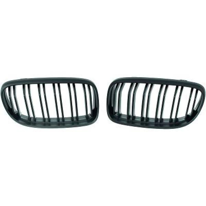 BMW 3-Serie E90/E91 08-12 Dubbelribbad Mattsvart Sportgrill / Njurar Performance-Look DIEDERICHS i gruppen Välj bilmodell / BMW / 3-serie (E90-E91) 2005-2012 / Styling hos DDESIGN Scandinavia AB (1216942)