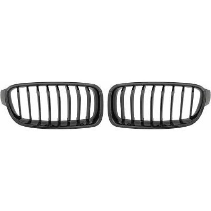 BMW 3-Serie F30/F31 11+ Blanksvart Sportgrill / Njurar Performance-Look DIEDERICHS i gruppen Välj bilmodell / BMW / 3-serie-4-serie (F30-F36) 11-19 / Styling / Grill hos DDESIGN Scandinavia AB (1217140)