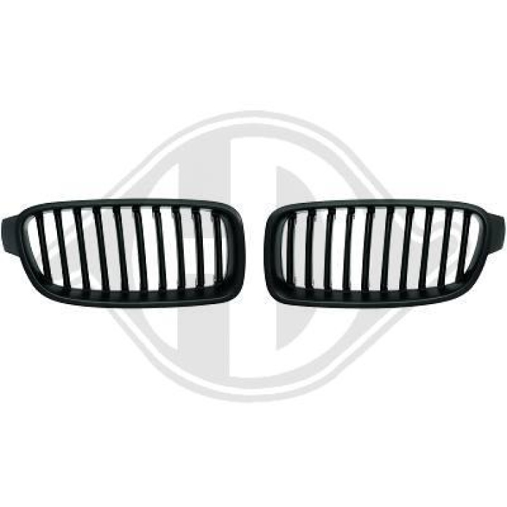 BMW 3-Serie F30 11-19 Sportgrill 10-ribbad DIEDERICHS i gruppen Välj bilmodell / BMW hos DDESIGN Scandinavia AB (1217240)