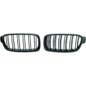 BMW 3-Serie F30/F31 11+ Dubbelribbad Blanksvart Sportgrill / Njurar Performance-Look DIEDERICHS