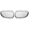 BMW 5-Serie E60/E61 03-07 Enkelribbad Kromad Sportgrill / Njurar DIEDERICHS