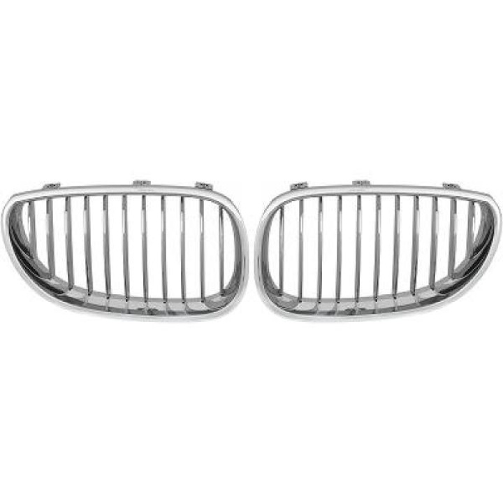 BMW 5-Serie E60/E61 03-07 Enkelribbad Kromad Sportgrill / Njurar DIEDERICHS i gruppen Välj bilmodell / BMW / 5-serie (E60-E61) 03-10 / Styling hos DDESIGN Scandinavia AB (1224240)