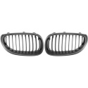 BMW 5-Serie E60/E61 03-07 Enkelribbad Svart Sportgrill / Njurar DIEDERICHS