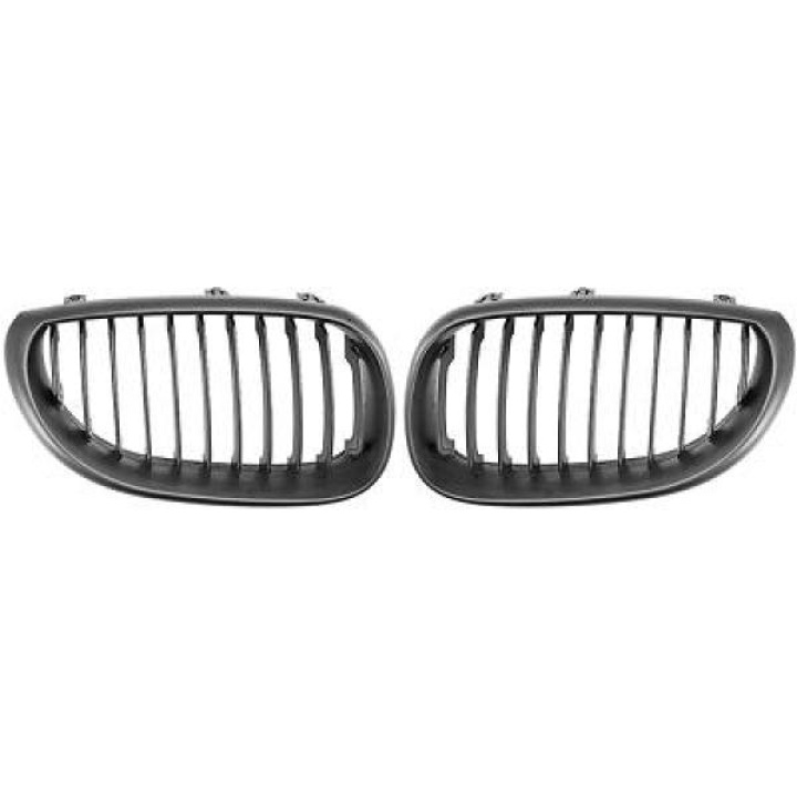 BMW 5-Serie E60/E61 03-07 Enkelribbad Svart Sportgrill / Njurar DIEDERICHS i gruppen Välj bilmodell / BMW / 5-serie (E60-E61) 03-10 / Styling hos DDESIGN Scandinavia AB (1224540)