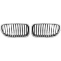 BMW 5-Serie F10/F11 10-13 Enkelribbad Kromad Sportgrill / Njurar DIEDERICHS