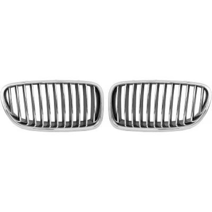 BMW 5-Serie F10/F11 10-13 Enkelribbad Kromad Sportgrill / Njurar DIEDERICHS i gruppen Välj bilmodell / BMW / 5-serie (F07-F10-F11) 11-17 / Styling / Grill hos DDESIGN Scandinavia AB (1225240)