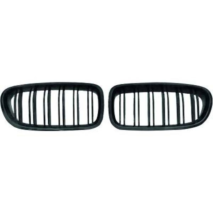 BMW 5-Serie F10/F11 13-17 Dubbelribbad Blanksvart Sportgrill / Njurar DIEDERICHS i gruppen Välj bilmodell / BMW / 5-serie (F07-F10-F11) 11-17 / Styling / Grill hos DDESIGN Scandinavia AB (1225740)