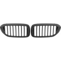 BMW 5-Serie G30/G31 17-20 Enkelribbad Mattsvart Sportgrill / Njurar Performance-Look DIEDERICHS