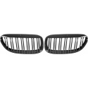 BMW 6-Serie E63/E64 03-10 Dubbelribbad Krom/Svart Sportgrill / Njurar Sport-Look DIEDERICHS