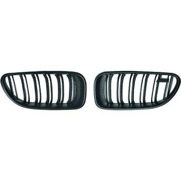 BMW 6-Serie F12/F13 11+ Dubbelribbad Mattsvart Sportgrill / Njurar Performance-Look DIEDERICHS i gruppen Välj bilmodell / BMW / 6-serie (F06-F12-F13) 12-18 / Styling hos DDESIGN Scandinavia AB (1231241)
