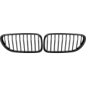 BMW 6-Serie F12/F13 11+ Enkelribbad Mattsvart Sportgrill / Njurar Performance-Look DIEDERICHS