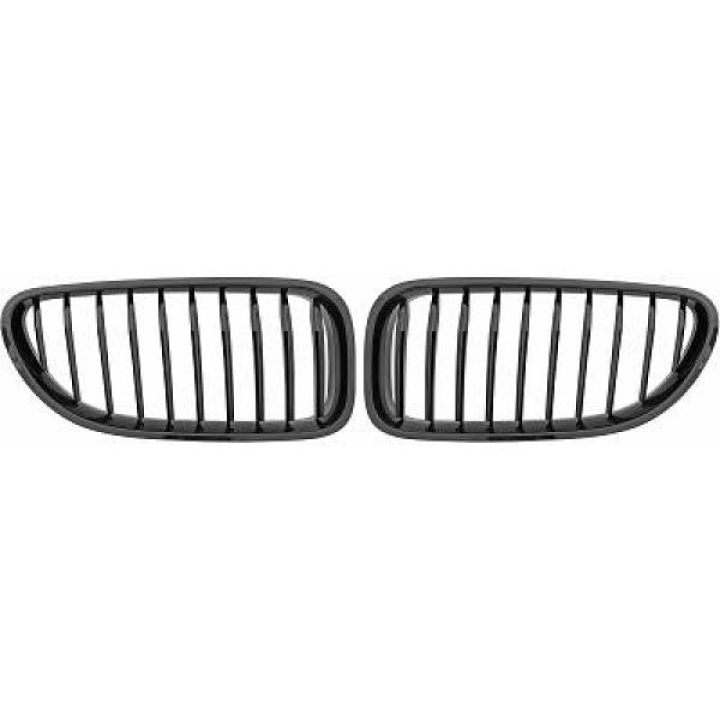 BMW 6-Serie F12/F13 11+ Enkelribbad Blanksvart Sportgrill / Njurar Performance-Look DIEDERICHS i gruppen Välj bilmodell / BMW / 6-serie (F06-F12-F13) 12-18 / Styling hos DDESIGN Scandinavia AB (1231341)