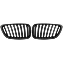 BMW 2-Serie F22/23 13-17 Enkelribbad Svart Sportgrill Performance-Look DIEDERICHS